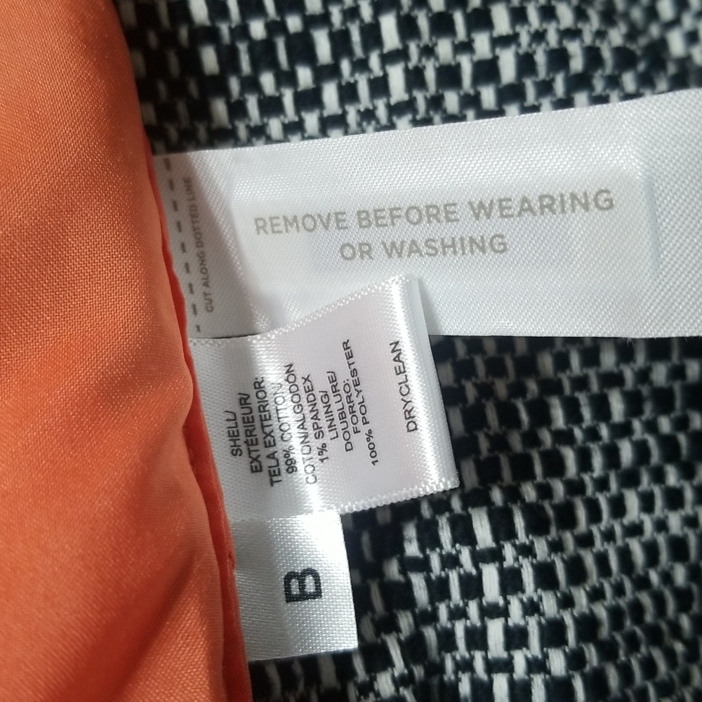 Loft Tweed Textured black and white 10P Blazer - Picture 6 of 7